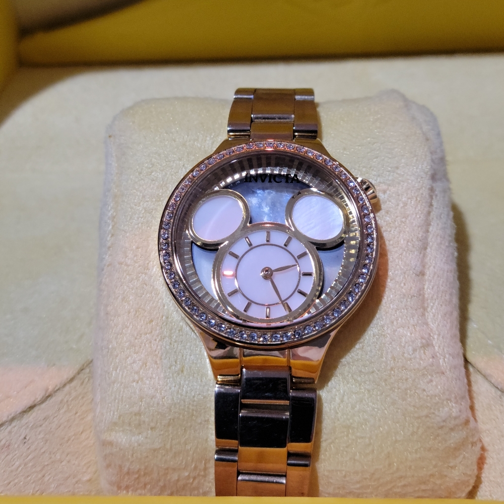 201. Women's Invicta disney mickey mouse watch